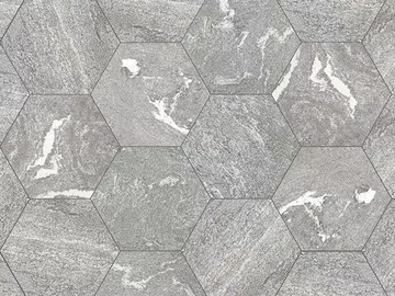ESAGONO GRIGIONI - Porcelain stoneware garden paths by PIETRA SINTERIZZATA - view 2